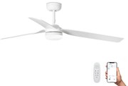 Ventilator LED de tavan FARO 33814WP-20 PUNT M LED/24W/230V d. 130 cm SMART + telecomandă