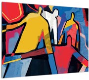 Tablou - Abstract bărbați (70x50 cm)