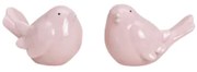 Pasare din ceramica BIRDAMIC 9 cm - mai multe variante Culoare: Roz