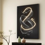 Tablou de perete decorativ cu iluminat Cinetic