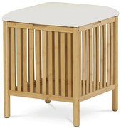 Taburet cu spațiu de depozitare B066 NAT, bambus