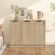 vidaXL Servantă, stejar sonoma, 90,5x30x70 cm, lemn prelucrat