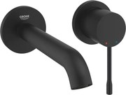 Baterie lavoar incastrata Grohe Essence M 18 cm negru mat Phantom Black fara corp ingropat