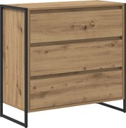 vidaXL Bufet Stejar artizanal 79 x 36 x 75.5 cm Lemn compozit