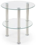 Masă de cafea ORENIA, argintie