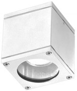 Aplica moderna exterior cu iluminat ambiental IP54 JOE SQUARE alba ZZ AZ3324