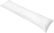 vidaXL Pernă pentru dormit lateral 40 x 145 cm alb
