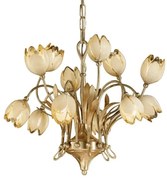 Candelabru 12 brate LUX realizat manual Tulipani