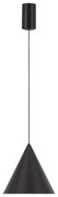 Pendul LED stil minimalist CONO D-18cm negru