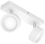 Spot LED BRACIA 2xLED/5,5W/230V alb Philips