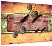 Tablou pe sticlă abstract (70x50 cm)