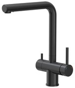 Baterie bucatarie cu dus extractibil Quadron Unique Ellen finisaj negru carbon