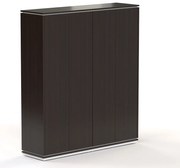 Dulap înalt Creator 162,8 x 44,5 x 185,9 cm, alb / wenge