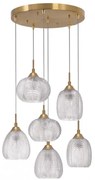 Lustra cu 6 pendule design modern VARIO