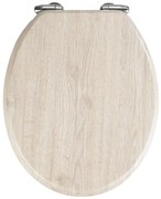 Capac WC cu închidere lentă Wenko Oak, 42,5 x 35,5 cm