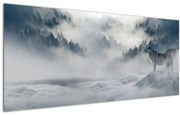 Tablou cu lupi (120x50 cm)