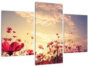 Tablou - Lunca cu flori (90x60 cm)