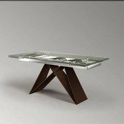 Masa dining extensibila design ultra-modern Mika Maro 160-220cm