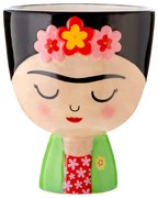 Ghiveci decorativ din piatră pictată manual ø 12 cm Frida – Sass & Belle