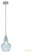 Pendul modern din sticla Eustoma, albastru deschis MYMOD238-PL-01-BL