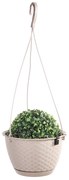 Jardinieră suspendată Ratolla Round, bej