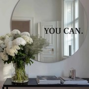 Autocolant pentru oglindă S33 – YOU CAN.