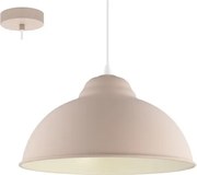 Lustră pe cablu Eglo 54964 TRURO-P 1xE27/60W/230V roz