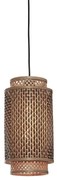 Lustra eco din bambus Bhutan L, tube 18x35 bl/nat