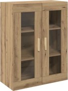 vidaXL Dulap de perete suspendat, stejar artizanal, 69,5x34x90 cm