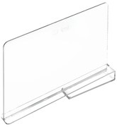 Placă transparentă separatoare raft iDesign The Home Edit, lungime 30,9 cm