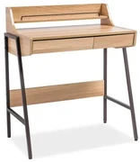 Birou MDF/stejar B-168 maro inchis