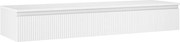 Mexen Rivel dulap de baie sub lavoar 160 cm cu blat, 1 sertar, canelat, alb mat - 91A20-16023-1-BFC01