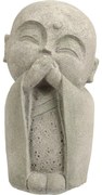 Decorațiune de grădină Buddha nu vorbește, 14,5 x27 x 13 cm, poliresină
