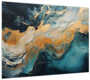Tablou pe sticlă - Abstracție (70x50 cm)