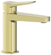 KFA Armatura 4522-815-31 - Baterie pentru lavoar + ventil de scurgere MALAGA 15,9 cm auriu periat