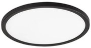 Plafoniera LED slim 40cm Gonzalo negru/alb