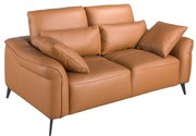 Canapea design LUX 2 locuri Brown Leather
