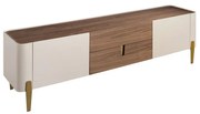 Comoda TV deosebita design LUX Walnut-Bej