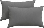 vidaXL Perne pentru canapea 2 pcs Gri închis 50 x 30 cm țesătură