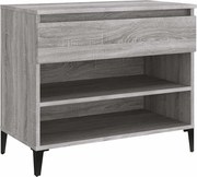 vidaXL Pantofar, gri sonoma, 70x36x60 cm, lemn prelucrat