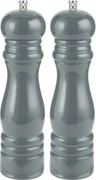 Set 2 rasnite din lemn gri pentru sare si piper GREY