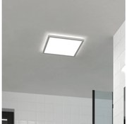 Plafonieră LED pentru baie Eglo 901451 ROVITO 17,6W/230V 39x39 cm IP44 alb