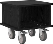 vidaXL Support TV Stejar Negru 37 x 35 x 35 cm Lemn compozit