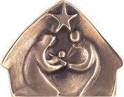 Relief bronz "Nasterea Domnului"