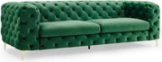 Canapea design Chesterfield, Catifea, Verde Smarald, MODERN BAROCK