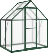 vidaXL Sere cu cadru de bază, verde, 169x114x195 cm, aluminiu
