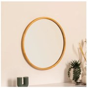 Oglindă de perete Atmosphera KIM d. 55 cm arbore de cauciuc