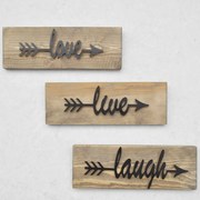 Decorație de perete din lemn AA086