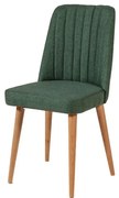 Scaune de sufragerie Vina Green and Atlantic Pine