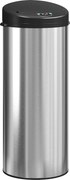 HOMCOM Coș de gunoi de 55L cu senzor pentru deschidere automată și închidere amortizată, 32x30x72.5 cm, Argintiu | Aosom Romania